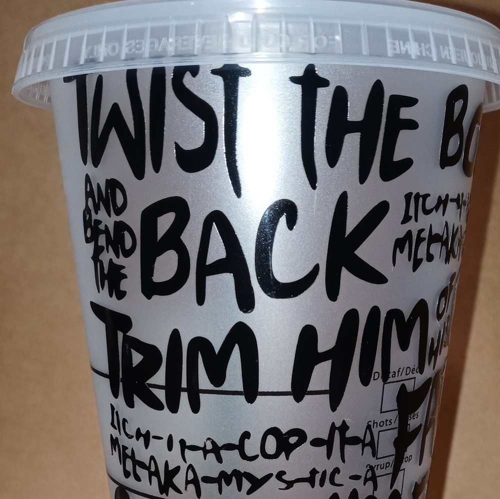 Limited Time Offer! Free Shipping! Hocus Pocus 24oz cold cup Starbucks tumbler